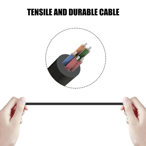 Professional 2Pin Earpiece PTT Walkie Talkie Headset, Ergonomic Ear-Hook Two-Way Radio Earpieces, 45.7 in Cable