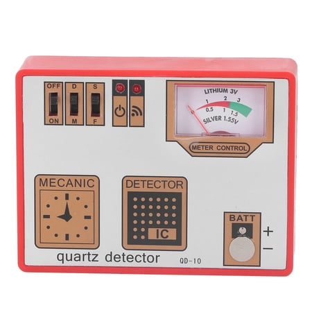 Professional 3 in 1 Quartz Watch Battery Tester and Demagnetizer Timegrapher Machine - High Precision Watchmaker Repairing Tool and Movement Measure Kit (10 inches / 25.4 cm)