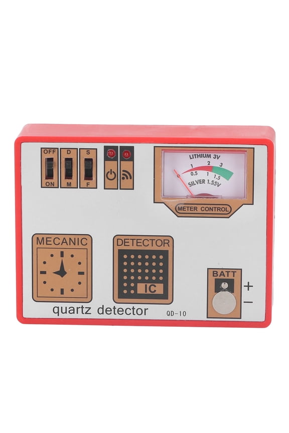 Professional 3 in 1 Quartz Watch Battery Tester and Demagnetizer Timegrapher Machine - High Precision Watchmaker Repairing Tool and Movement Measure Kit (10 inches / 25.4 cm)