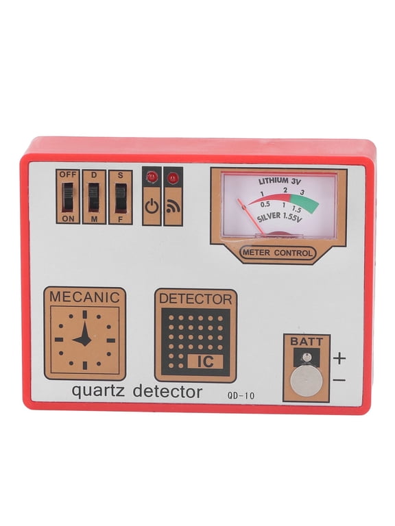 Professional 3 in 1 Quartz Watch Battery Tester and Demagnetizer Timegrapher Machine - High Precision Watchmaker Repairing Tool and Movement Measure Kit (10 inches / 25.4 cm)