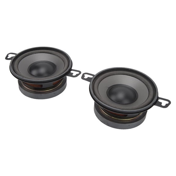 Professional 3.5 Inch Round Car Speaker Audio Systems - 3.5" / 8.89cm Heavy Duty Door Mounted Stereo Audio Loudspeaker with High Density Ultra Loud Sound, 2 Pack