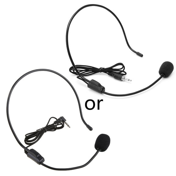 Professional 3.5MM Microphone Headset Studio Speaker Voice Amplifier Clear Sound Mic For Conference Guide