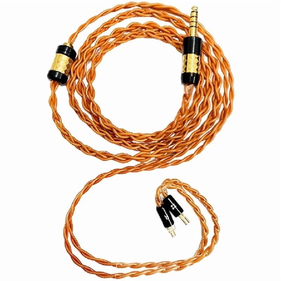 Professional 3.5mm/4.4mm Balanced Earphone Cable Line Litz Structure Cord Wire for Superior Sound Experience