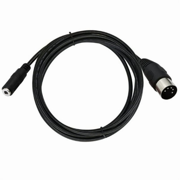 Professional 3.5mm Female to DIN 5 Pin Male Cable Sound Adapter Cable for Headphone Sound Card Equipment Accessories