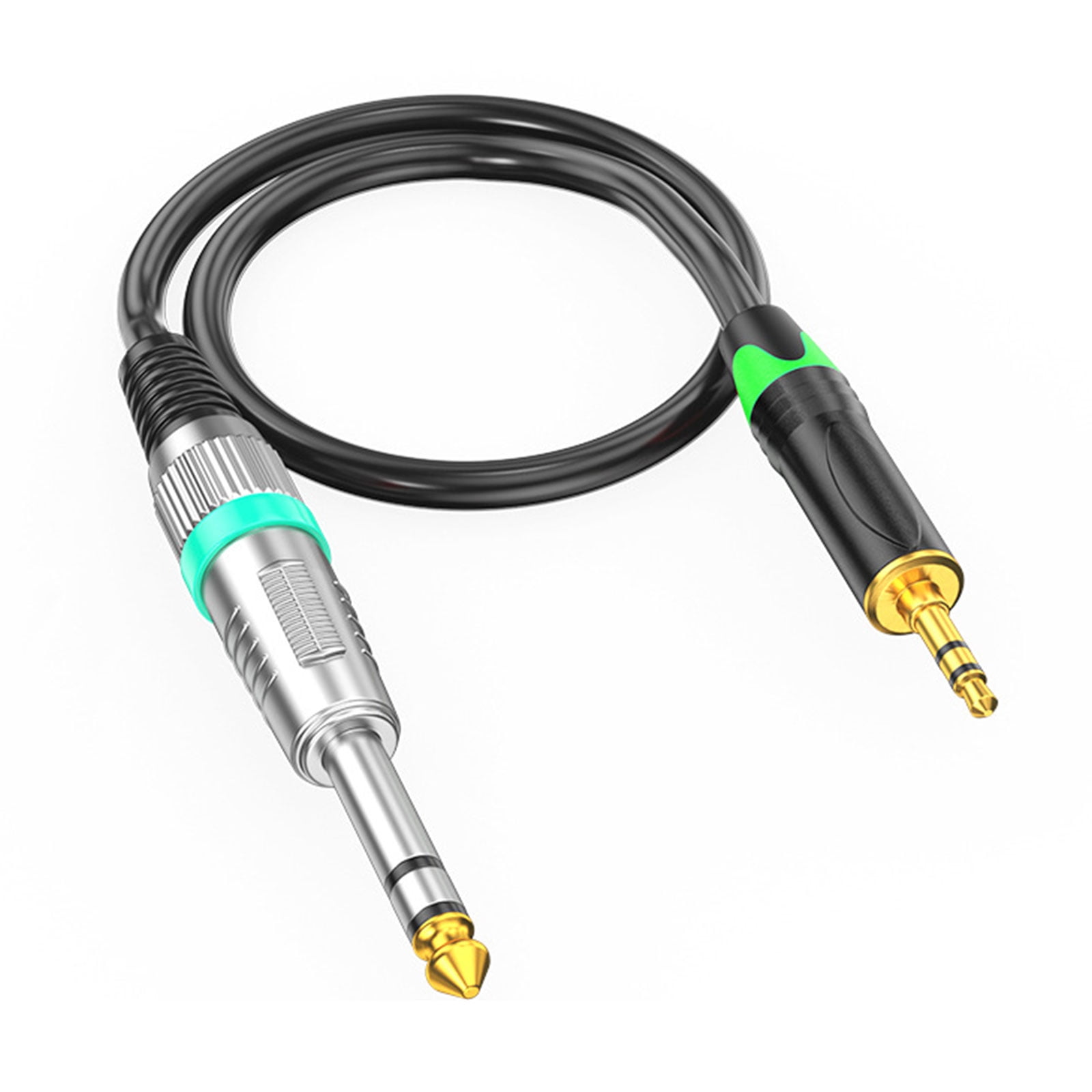 Professional 3.5mm to 6.35mm(6.5) Stereo Cable 1/8 to 1/4 Cord for Mixing Consoles Amplifiers Guitars
