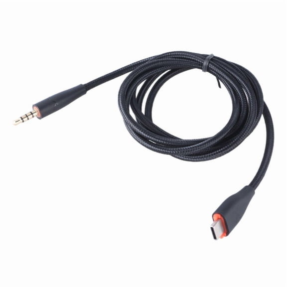 Professional 3.5mm to Type C Cable for MMX100 Earphone Braided Wire for Strength & Sound Clarity Replacement Cord 120cm