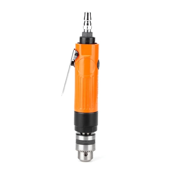 Professional 3/8 Inch High Speed Straight Pneumatic Drill Machine with Heavy Duty 1.5-10 mm / 0.06-0.4 in Adjustable Steel Chuck Keyed Mechanism High Torque Air Tool