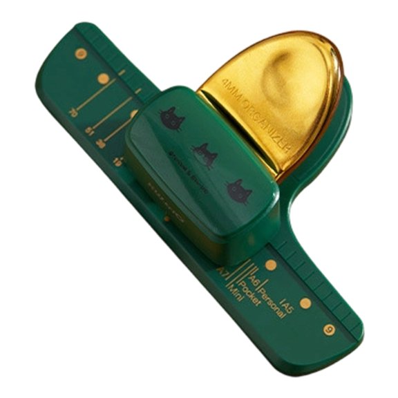 Professional 3 Hole Paper Puncher 8 Sheets Capacity Heavy Duty 4mm Round Hole Punches for Document File Management