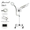 thumbnail image 1 of Professional 3 in 1 Facial Steamer Hot/Cold UV Ozone 5X LED Magnifying Lamp Salon Beauty Spa Skin Care(White), 1 of 20
