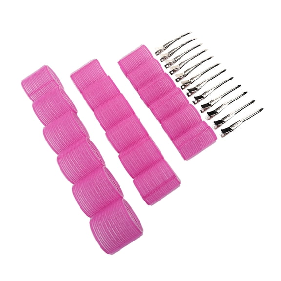 Professional 30-Piece Self Grip Hair Rollers Set No Heat Hair Root Curlers with Clips Volumizing Hair Dresser Styling DIY Tools for All Hair Types 10 in / 25.4 cm Width Pack