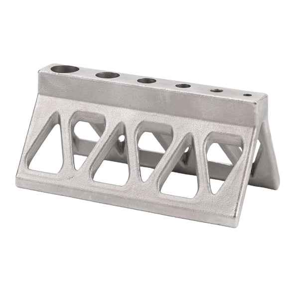 Professional 304 Stainless Steel Pipe Drill Jig Guide Tool for Precise Centering on Cylinders and Tubes, 10 x 6 x 5 inches / 25.4 x 15.2 x 12.7 cm Heavy-Duty Drill Bit Guide Alignment Jig