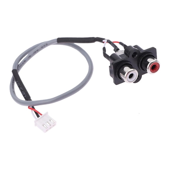 Professional 30cm Sound Signal Cable 2RCA To XH2.54mm 3PIN Interfaces For Studio Equipment Setups