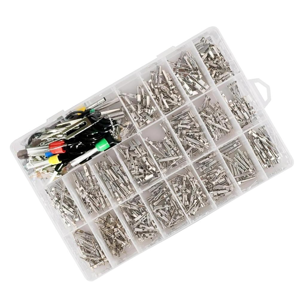 Professional 340pcs Car Wire Connector Set Metal Terminals with Male Female crimps Pins Essential Auto Wire Terminals set