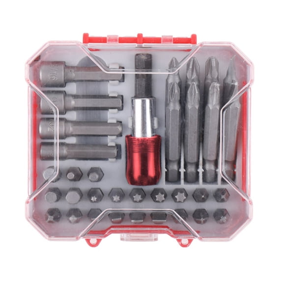 Professional 34pcs 1/4 Security Bit Set & Long lasting Hex Star Screw Driver Bit with Storage Case for Repair