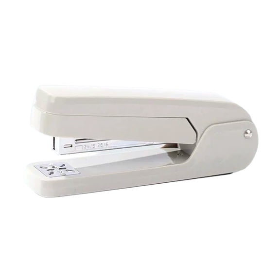 Professional 360 Degree Rotating Stapler Heavy Duty Desktop Binder with 3.7 Inch Throat Depth Gray