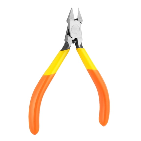 Professional 3Cr13 Steel Angled Cutters Having Wide Jaw Opening And Rubber Covered Handle For Electronics And Craft Projects