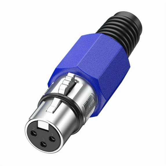 Professional 3Pin XLR Connector Male And Female Auditory Plug For Microphone And Speaker Line Adapter