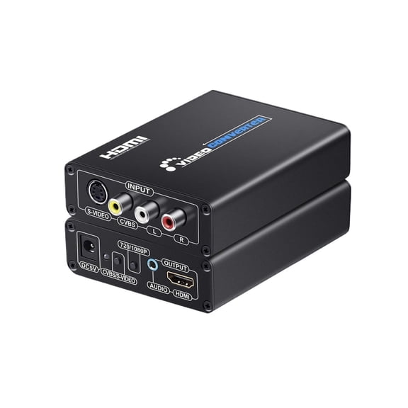 Professional 3RCA S-Video to High-Definition Bridge, PAL NTSC Video Hub