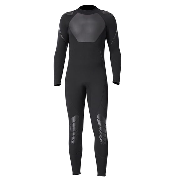 Professional 3mm Neoprene Wetsuit One Piece Long Sleeve Warm Diving Suit for Scuba Snorkeling Surfing Windsurfing and Cold Water Sports - 10 inches / 25.4 cm