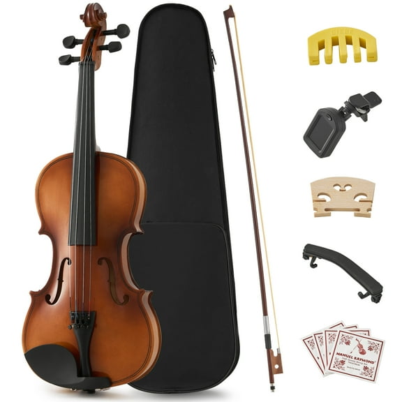 Professional 4/4 Full Size Violin Set for Beginners Adults