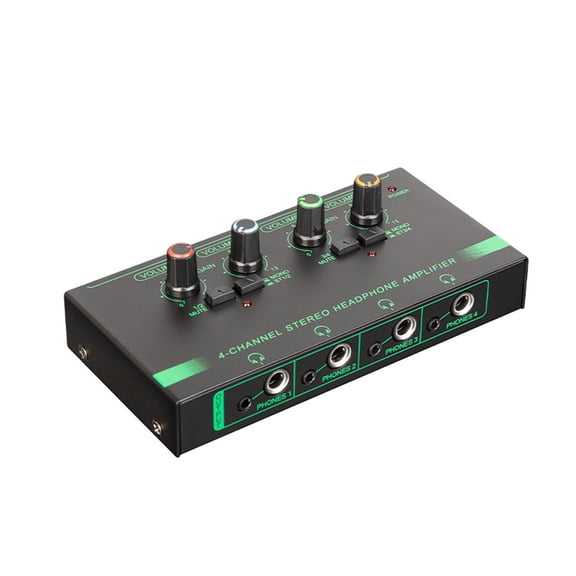 Professional 4/6Channel Headphone Amplifiers With Independents Volumes Control For Studio Recording &Live Monitoring