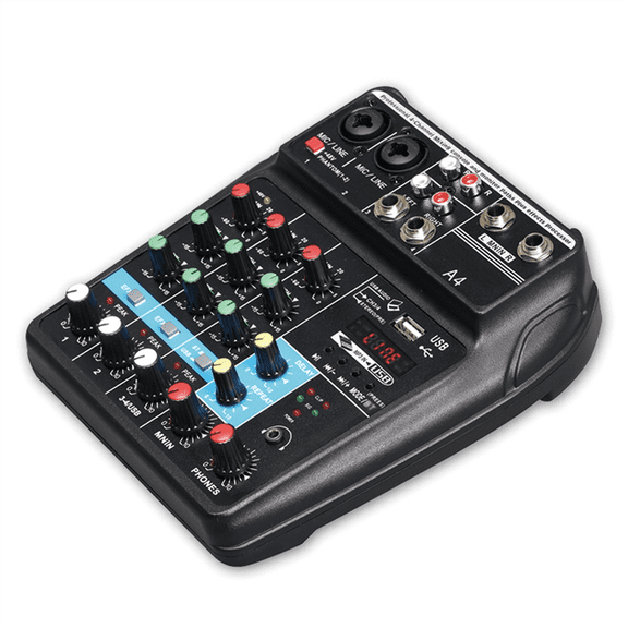 Professional 4 Channel Digital Mixer Sound Card Microphone Mobile Phone Live Broadcast R ywm58