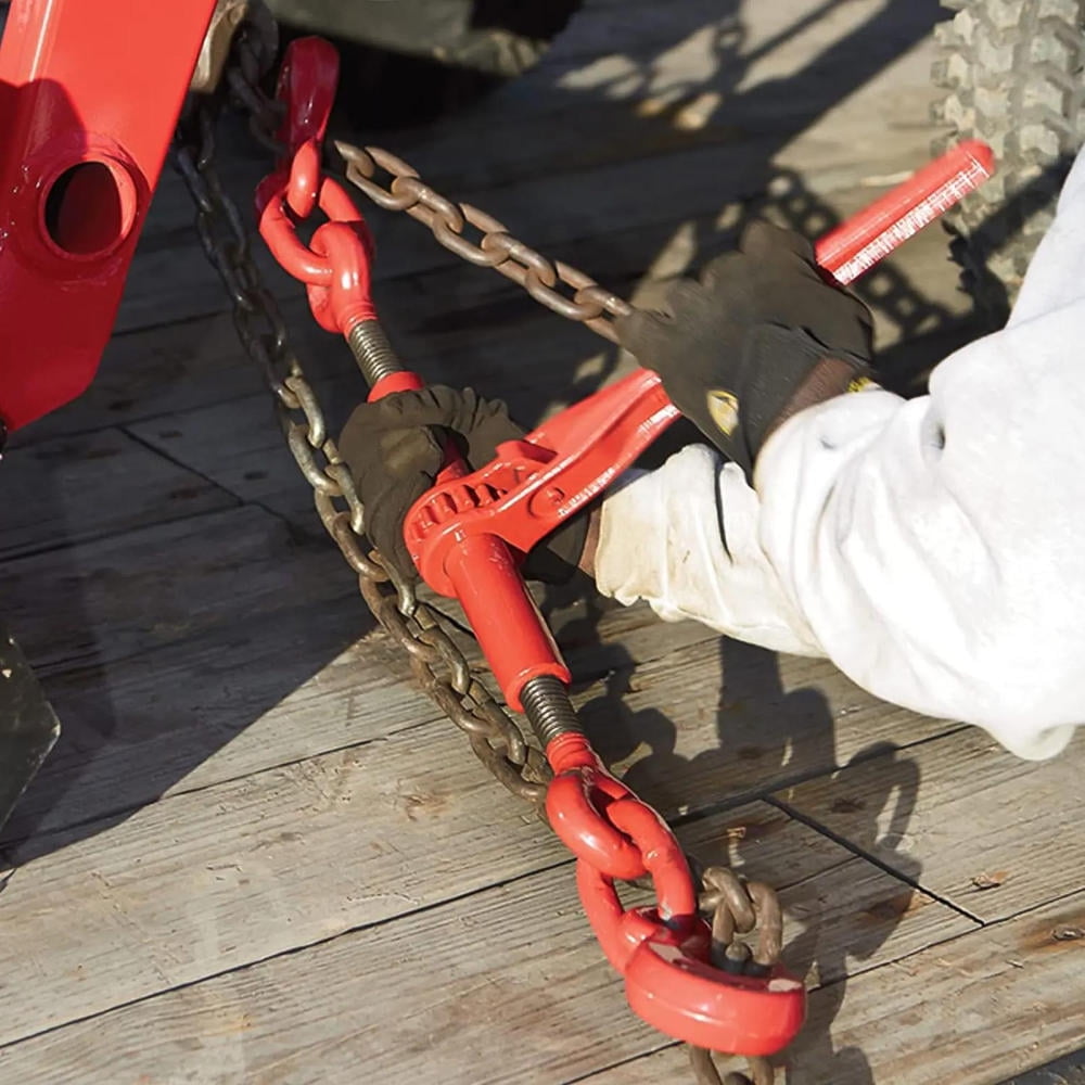 Professional 4-Piece Ratchet Chain Binders - 9200 lb Working Load Limit ...