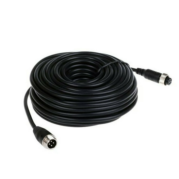 Professional 4-Pin Aviation Video Cable Connect Parking Assistance and Surveillance CCTV 5M Length