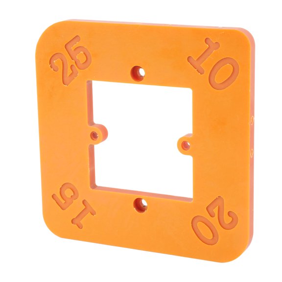 Professional 4-in-1 Corner Radius Routing Template, Woodworking Round Corner Jig Kit R10 R15 R20 R25 (7.48 x 7.48 in / 19.0 x 19.0 cm)