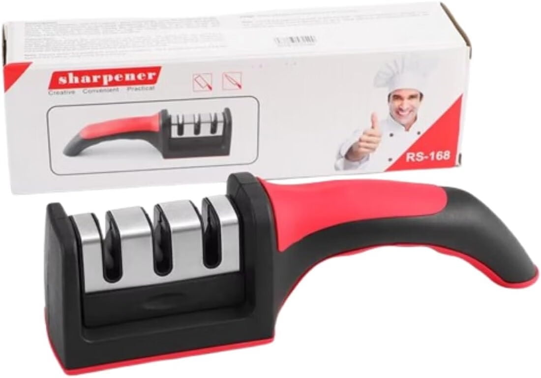 Professional 4-in-1 Kitchen Knife Sharpener for Women – Best ...