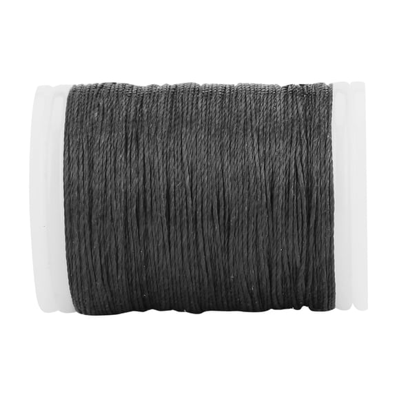 Professional 400D Nylon Archery Bowstring Serving Thread High Tensile Strength 34 lbs String Serving Material for Compound and Recurve Bows Peep Sites Cat Whiskers Installing 393.7 ft / 120m Black