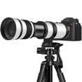 thumbnail image 1 of Professional 420-800mm Telephoto Zoom Lens for Wildlife Sports News Photography, Manual Focus with T-Mount, Compatible with Canon EF DSLR Cameras, Durable Build, 1 of 11
