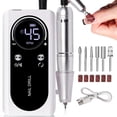thumbnail image 1 of Professional 45000RPM Electric Portable Nail Drill Machine Rechargeable Low Noise Nail Sander File for Manicure Salon Tool, 1 of 6