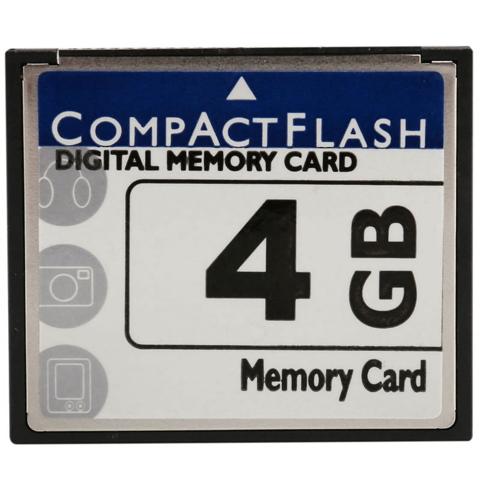 Professional 4GB Compact Flash Memory Card(White&Blue) - Walmart.com