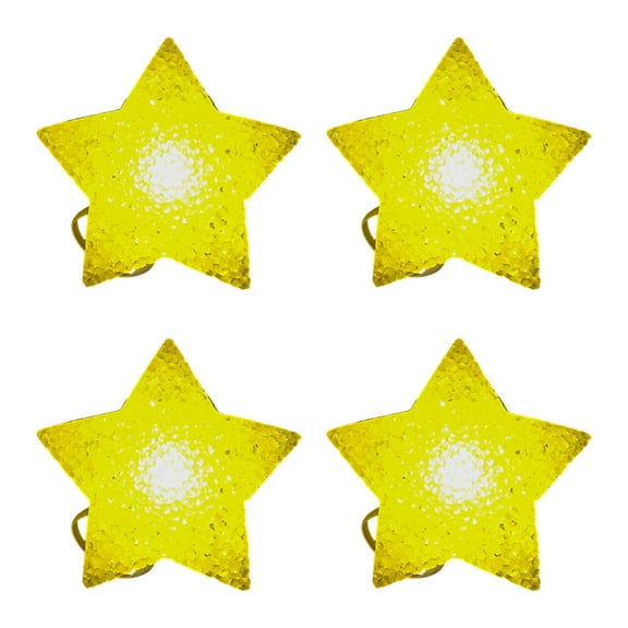 Professional 4PC Star Light Sticks for Dance Shows, Theater Home Decor LED Glowing Party Supplies