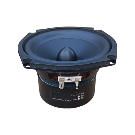 Professional 5.25inch Square Subwoofer Ruggeds Rubber Surround Metal Chassis High Fidelitys Bass Output