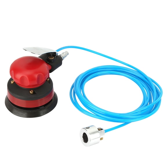 Professional 5" Pneumatic Air Water Sander for Stone Polishing, 10000 RPM Wet Grinder Kit with 18ft Water Hose