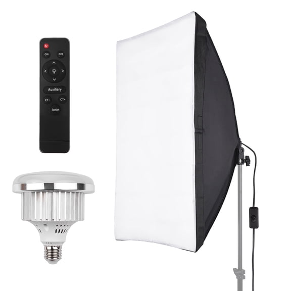 Professional 50x70cm Studio Photography Softbox Lighting Kit with 85W Bi-Color LED Light, Remote Control for Portrait and Video (20 x 28 inches)