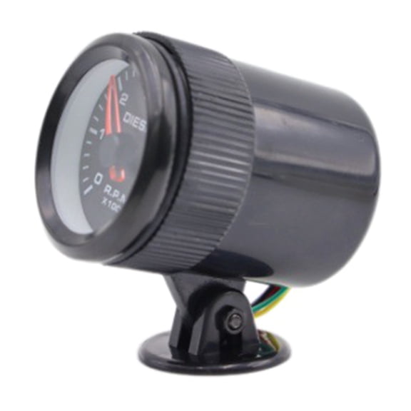 Professional 52Mm 2'' Speed Meter 6000RPM Tachometer Meter for Multiple Vehicle Models Easy Monitoring