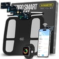 thumbnail image 1 of Professional 56 Metrics Smart Body Composition Scale with WiFi BMI BMR Muscle Mass Bioimpedance Analysis Machine Most Accurate Body Fat Scale Digital Apple Health&Google Fit Body Analyzer, 1 of 8