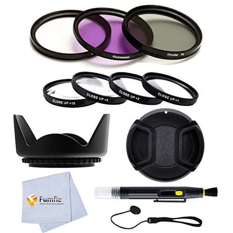 58mm CPL_ UV-ND4 FILTER KIT FOR CANON EOS REBEL T5 T6 T3 T4i T5I T7 SL1