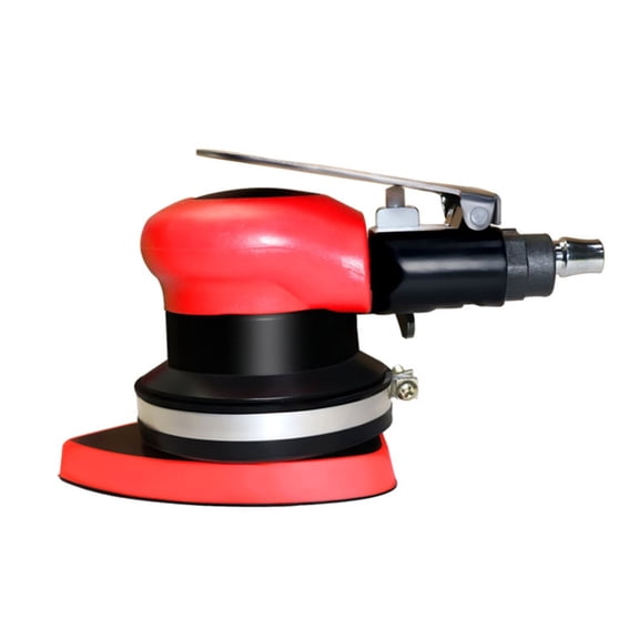 Professional 5Inch Pneumatic Sander Portable Low Vibrations Design For Metal Wood Stone Polishing Grinding