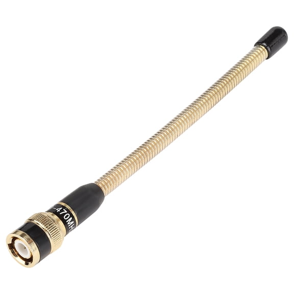 Professional 6.3 inches / 16 cm Flexible Spring Antenna UHF 400-470MHz High Gain BNC Male Connector for Ham Radio Walkie Talkie