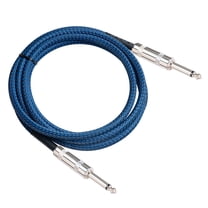 Professional 6.35mm Male-to-Male Electric Guitar Audio Cable - Double Straight Plug, Flexible 1/4 Inch Cable for Superior Sound Transmission
