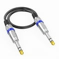 thumbnail image 1 of Professional 6.35mm Male to Male Stereo Audio Cable Amplifier Guitar Connection Cord for Amplifiers, Mixers, Guitars, 1 of 7