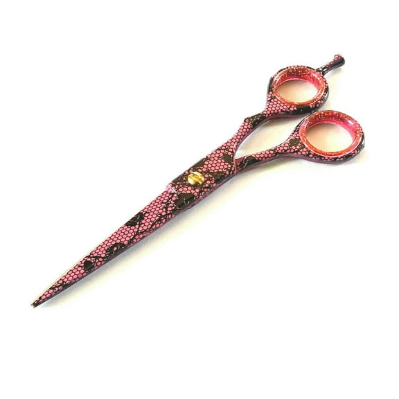 Professional 6 Pet Dog Grooming Trimming Scissors Shears Pink Design