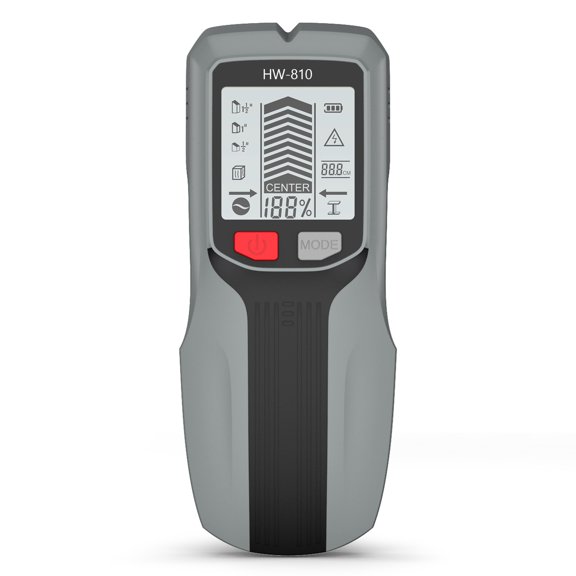 Professional 6-in-1 Stud Finder Wall Scanner - Digital Metal Stud Sensor for Wood,AC Wire, Joist Pipe Detection Multi-Function Wall for Indoor/Outdoor Projects