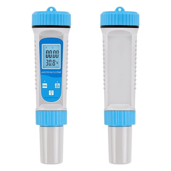 Professional 6 in 1 Water Quality Tester EC/TDS/Salinity/Temp Smart Control High Accuracy Detector ,Easy to Use