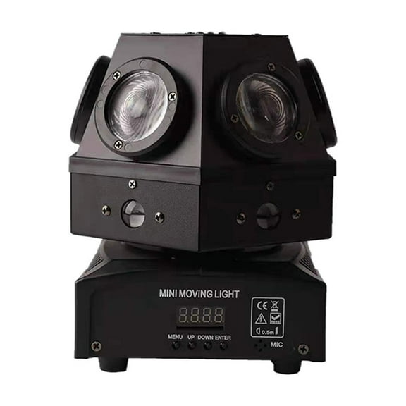 Professional 60W Moving Head Strobe Beam Light Projector Christmas LED Lighting DMX512 Music DJ Disco Lights For Home ,Easy to Install