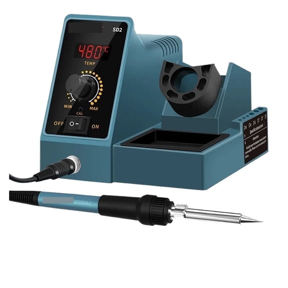 Professional 60W Soldering Station, Adjustable Temperature Iron Kit